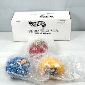 Vintage Hot Wheels Planet Micro Easter Eggs 1998 Mattel New In Box Unopened Eggs